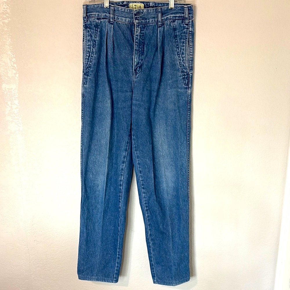 VTG Jordache Menswear Pleated Jeans 80s 32/34